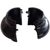 Resim Doğalgaz ocak flex hortumu rozeti mermer üstü delik tapa yüzük siyah Siyah 