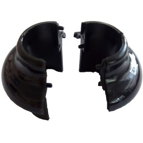 Resim Doğalgaz ocak flex hortumu rozeti mermer üstü delik tapa yüzük siyah Siyah 