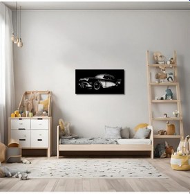 Resim Lazer Kesim Metal Duvar Dekoru Araba 2 Car Metal Duvar Tablosu Araba 