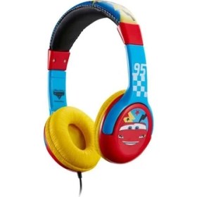 Resim Volkano Kablolu Kulaklık Disney Pixar Cars Arabalar Çocuk Kulaklığı Lisanslı DY-10901-CR2 