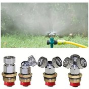 Resim Willowhaven 2 Adet 3 Delikli Ayarlanabilir Pirinç Sis Başlığı 1/2 Hortum Bağlantılı Çim Sulama 