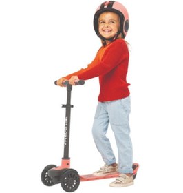 Resim Chillafish Scotti Glow 3 Tekerlekli Işıklı Scooter - Flamingo Açık Pembe 