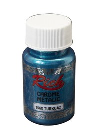 Resim Rich Chrome Metalik Boya 60Cc Turkuaz N 1568 