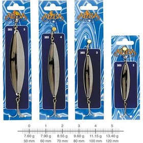 Resim Albastar 303 Lüfer Olta Kaşığı Düz No:5 