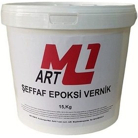 Resim M1 ART Şeffaf Epoksi Vernik 15.KG 
