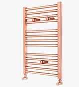 Resim hilal 50*70 Bronz Renk Havlupan - Radyatör (2 Adet Vanalar Dahil) 