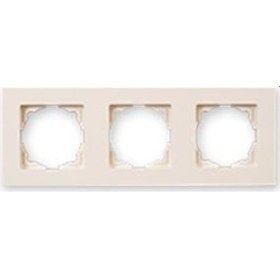 Resim Günsan Eqona Üçlü Çerçeve, Krem 