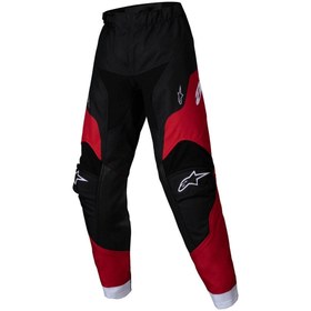 Resim Alpinestars Kid Racer Veil Çocuk Off-Road Pantolonu Siyah Kırmızı 