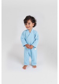Resim Totzee Uzun Kimono Tulum Gökyüzü Mavisi Mavi 