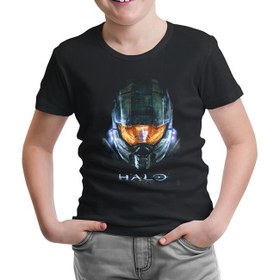 Resim Halo Siyah Çocuk Tshirt 