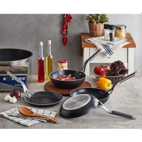 Resim Lazzetti Indüksiyon Wok Tava 