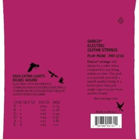 Resim AyrStore Darco® Elektro Gitar Telleri l, Ekstra Işık Göstergesi | Dayanıklı, Yüksek Performanslı Tell 