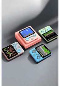 Resim Cosmotex Mini Atari El Atarisi 3.5 İnç Ekran Çift Konsol 666 Adet Retro Oyun Gameboy El Atarisi 