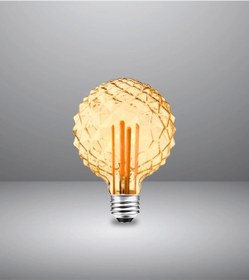 Resim Özel Tasarım E27 Rustik Ampul Vintage Amber Kırılmaz Plastik Gövde 