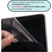 Resim McStorey Macbook Pro Ekran Koruyucu 14.2 inç M1-M3 A2442 A2779 A2992 A2918 ile Uyumlu Anti Scratch 