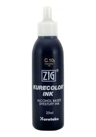 Resim Kurecolor Ink Alkol Bazlı Mürekkep 25ml C10 Cool Gray 10 No Color 