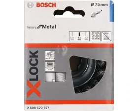 Resim Professional Heavy Örgülü Tencere Fırçası (Metal Için, X-Lock Ø 75 Mm, Ø 125 mm Için), 2608620727 