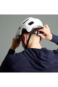 Resim Decathlon Rockrider Expl 100 Beyaz Dağ Bisikleti Kaskı 