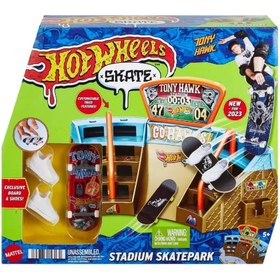 Resim Hot Wheels Skate Parmak Kaykay Macerasına Başlangıç Setleri HGT91-HPG34 
