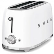 Resim Smeg TSF02WHEU 2x4 Slot Beyaz Ekmek Kızartma Makinesi 