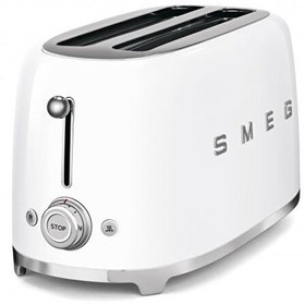 Resim Smeg TSF02WHEU 2x4 Slot Beyaz Ekmek Kızartma Makinesi 