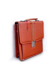 Resim Başkent Çanta Dikey Deri Evrak Çantası Anahtar Kilitli A4 Uyumlu 8683255013685 Taba 