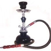Resim Lisinya Küçük Boy Nargile Takımı - Siyah 