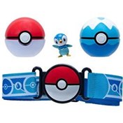 Resim Pokemon Clip 'N' Go Pokeball S15 Kemer ve Figür Seti̇ Mavi 