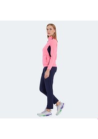 Resim Slazenger RECTOR Kadın Fermuarlı Dik Yaka Cepli Fuşya Eşofman Takımı 