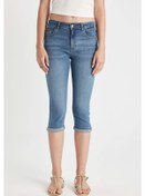 Resim DeFacto Normal Bel Jean Kapri B9172AX24SMNM39 