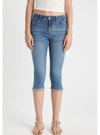 Resim DeFacto Normal Bel Jean Kapri B9172AX24SMNM39 