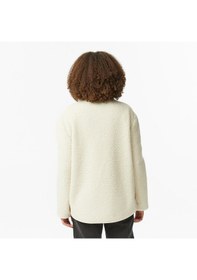 Resim Nautica Kadın Krem Oversize Sweatshirt Düz 57k615t Krem 