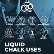 Resim Sıvı Çakıl - Spor Salonu, Halter Kaldırma, Kayalık Tırmanışı, Yoga ve Jimnastik için Ekstra Güçlü Kaymaz Tutuşlu Çakylar - Uzun Ömürl 