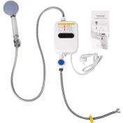 Resim Empoorlium Anında Su Isıtıcı Duş 220 V Banyo Musluk Sıcak Su Isıtıcı 3500 W Dijital Ekran Ab Tak (Yurt Dışından) 