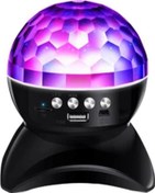 Resim L740 Disko Topu Led Işıklı Şarjlı Bluetooth Hoparlör Disco Speaker Aux/fm/tf Card Siyah Torima