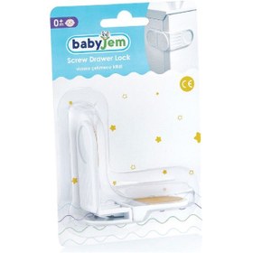 Resim Babyjem Art-080 Vidasız Çekmece Kilidi Çok Renkli 