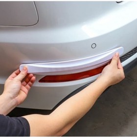 Resim Araba Tampon Koruyucu Karbon Desenli Siyah 