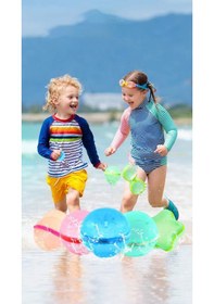 Resim 6'lı Renkli Su Topu / Deniz Topu Yeniden Kullanılabilen, Kışın K 