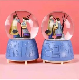 Resim Dodes Işıklı Müzikli Kar Küresi 