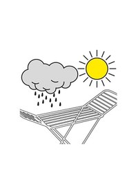 Resim Doğa Elite Plastik Çamaşır Kurutmalık Beyaz 