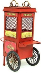 Resim Dekoratif Metal Popcorn Kumbara Vintage Biblo Hediyelik 