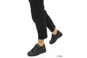 Resim Mammamia Kadın Ortopedik Hakiki Deri Dolgu Topuk Günlük Cırtlı Ayakkabı M26/KA3540 