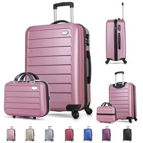 Resim My Valice Ruby Abs 2'Li Valiz Seti (Makyaj + Orta Boy) 