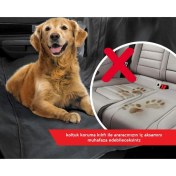 Resim Ankaflex Araba Evcil Hayvan Yatağı Koltuk Koruma Kılıfı Su Geçirmez Koltuk Örtüsü Şiltesi 