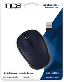 Resim Inca IWM-200R-L 2.4Ghz Wireless Nano Alıcılı Mouse, 1.5Metre, Lacivert 