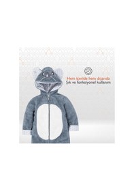 Resim Gezenbebe Hero Kahraman Kapüşonlu Welsoft Bebek Tulum Çok Renkli 