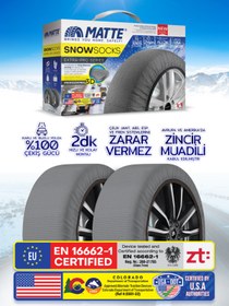 Resim Matte Kar Çorabı Extra-Pro Series 275/45 R20 Lastik Uyumlu-XX-Large 