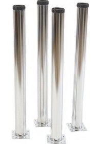Resim Gürçayhırdavat Masa Ayağı - 60Mm Krom 71Cm 4 Adet 