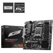 Resim MSI MB PRO B650M-P AM5 DDR5 6000MHZ(OC) HDMI DP VGA 2X M.2 USB3.2 2.5G LAN MATX 