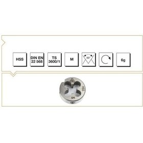 Resim Mte Hsse Dın 223/b Pafta M5 0,8 